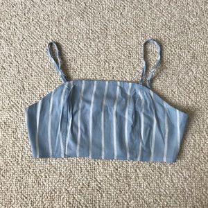Striped crop top